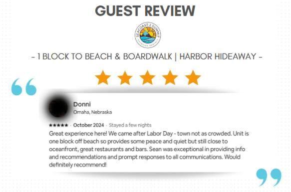 Harbor Hideaway 1 Block To Ac Holiday home